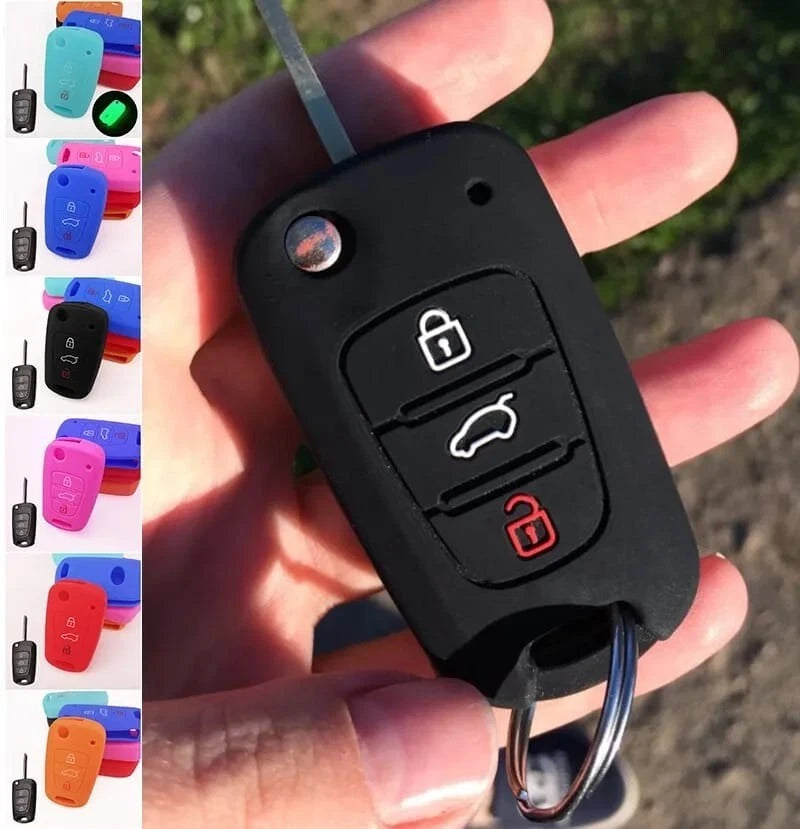 Guscio Protettivo In Silicone Per Chiavi Kia Sportage Rio Picanto Soul Venga - Cover Telecomando Antiurto E Antigraffio Alta Qualità