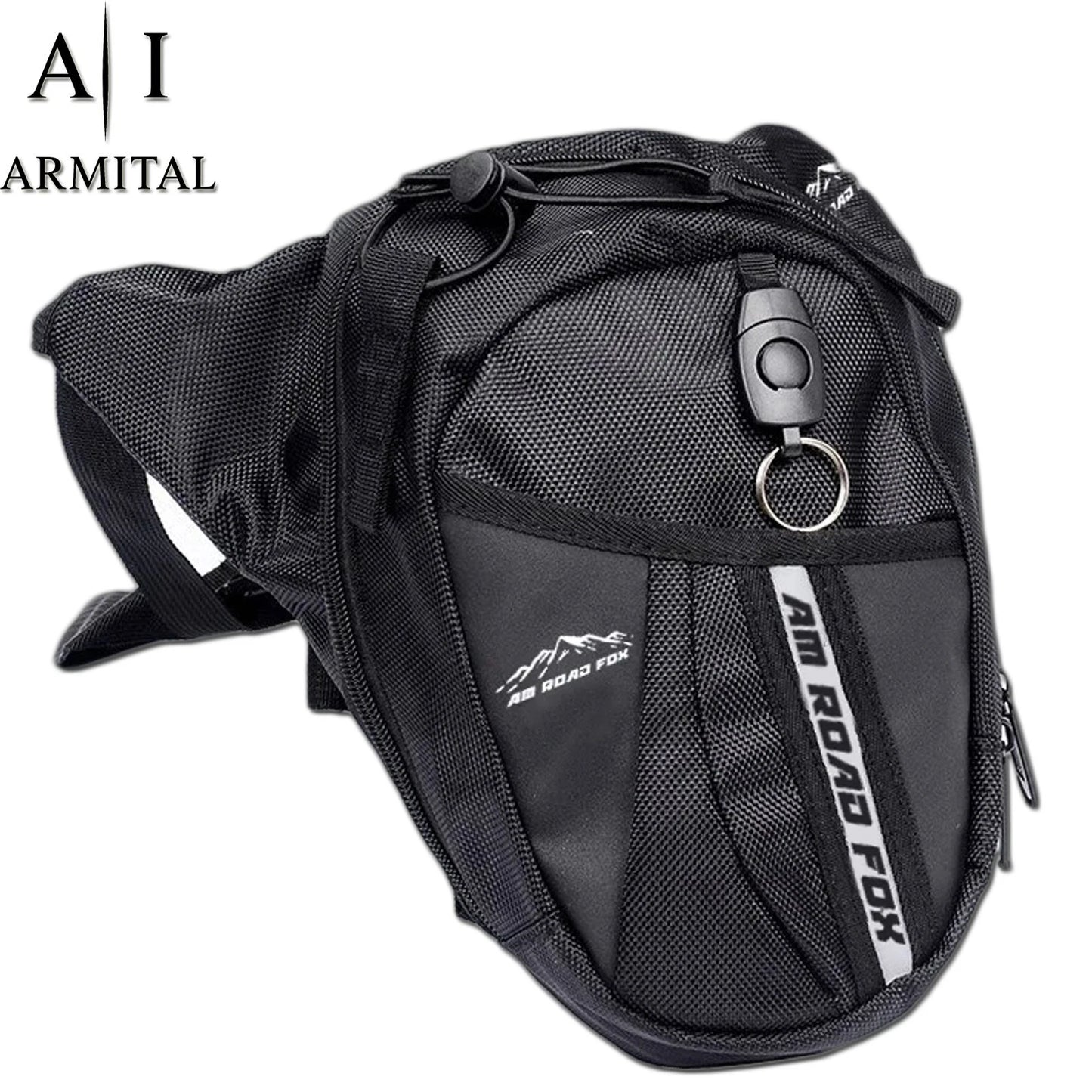 Borsa da Gamba Moto Oxford Impermeabile Regolabile Unisex Leggera per Escursioni