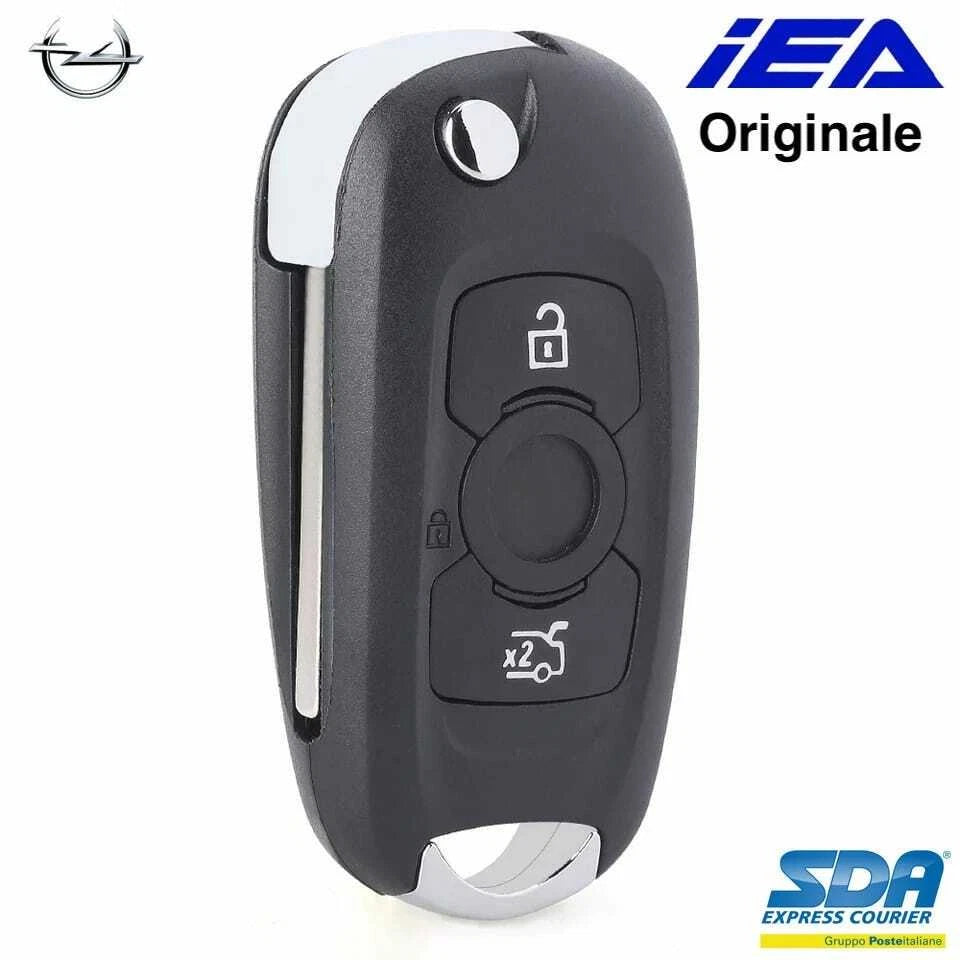 Guscio Telecomando Compatibile Per Opel Astra K E Insignia - Scocca Chiave 3 Tasti Con Lama Vergine Alta Qualità