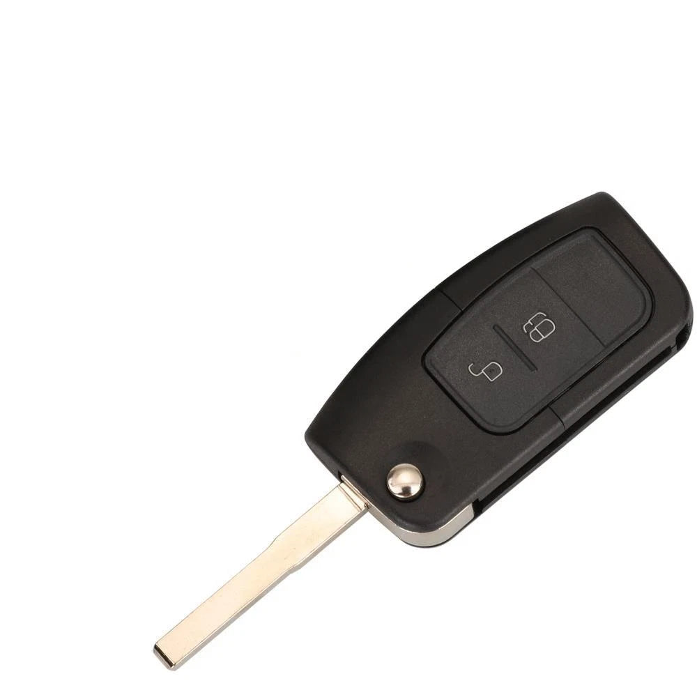 Guscio Cover Chiave Compatibile Ford Focus Fiesta C-Max Mondeo S-Max Galaxy - Ricambio Scocca Telecomando 3 Tasti In ABS Alta Qualità
