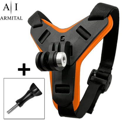 Supporto Mentoniera Casco Integrale Per Action Cam GoPro Hero Universale POV