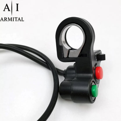 Interruttore Manubrio Moto Universale 22mm Comandi Clacson Frecce Luci Scooter