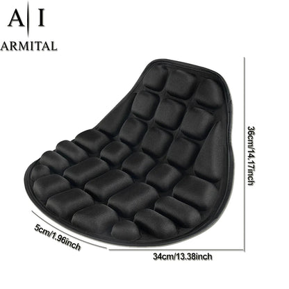 Cuscino Sella Moto Universale Traspirante Ergonomico Antiscivolo in Schiuma