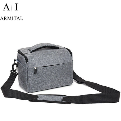 Borsa Tracolla Reflex Canon Nikon Sony Custodia Impermeabile DSLR Antiurto Nera