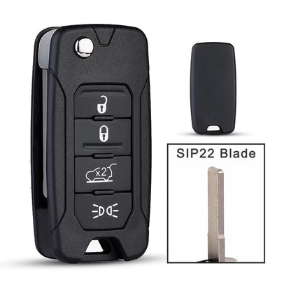 Guscio Chiave Telecomando Iea Per Jeep Ricambio Professionale Con Lama Vergine Alta Qualità