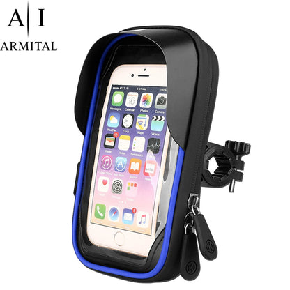Supporto Smartphone Impermeabile per Bici e Moto Rotazione 360° con Parasole
