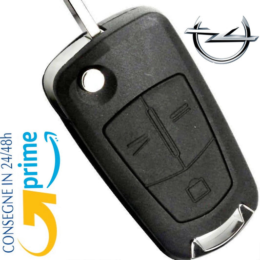 Guscio Cover Chiave Telecomando 3 Tasti Compatibile Con Opel Corsa Zafira Astra E Vectra Ricambio Professionale Con Lama Da Intagliare