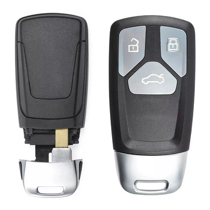 Guscio Telecomando Keyless Compatibile Audi 3 Tasti Ricambio Cover Chiave Alta Qualità per Modelli A3 A4 A5 A6 Q2 Q5 Q7 TT