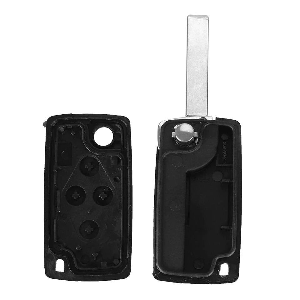 Guscio Cover Scocca Ricambio Per Telecomando Chiave Lancia 3 Tasti Con Lama A Scatto In ABS Alta Qualità