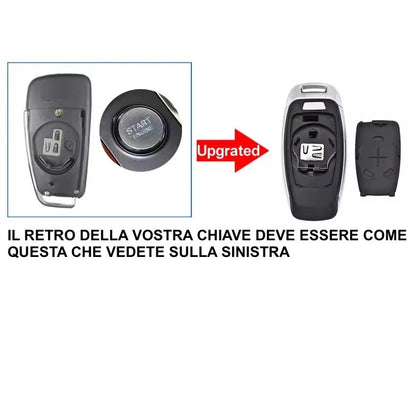 Guscio Cover Telecomando Compatibile Audi A1 A3 A4 A6 Q2 Q3 Q7 TT Chiave 3 Tasti Finitura Lucida o Opaca Con Lama Vergine