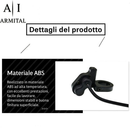 Interruttore Manubrio Moto Universale 22mm Comandi Clacson Frecce Luci Scooter