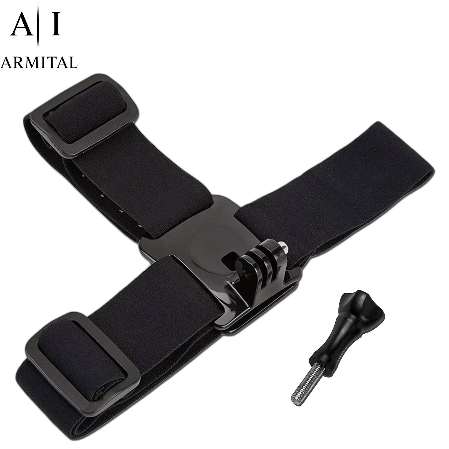 Supporto Action Cam Professionale Fascia Testa Regolabile e Cappello Sportivo Per Riprese Immersive Alta Stabilità