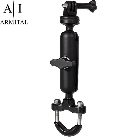 Supporto Manubrio 360 Gradi in Alluminio per Action Cam GoPro e Moto 1/4