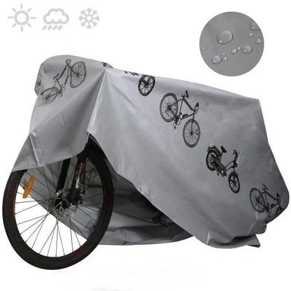 Copertura Impermeabile Bici e Moto Telo Protettivo Anti-UV Poliestere 200x100cm