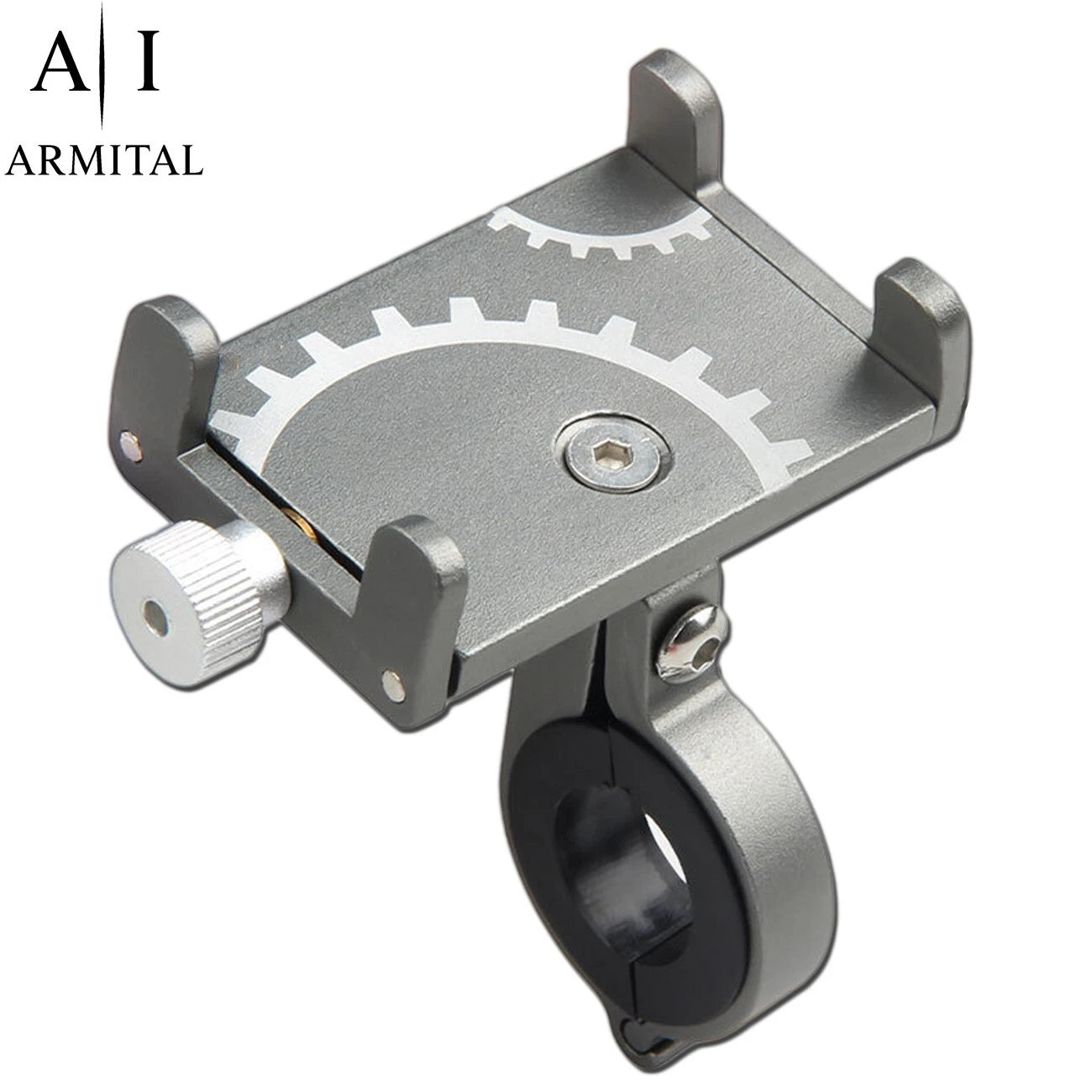 Porta Cellulare Bici e Moto Universale in Metallo Regolabile per MTB ed E-Bike