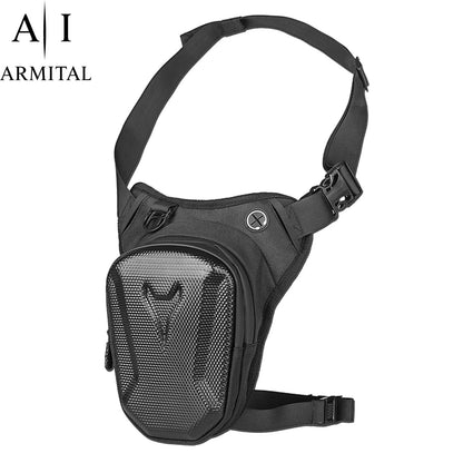Borsa Gamba Moto Rigida Impermeabile Marsupio Coscia Tracolla Multiuso 3 in 1