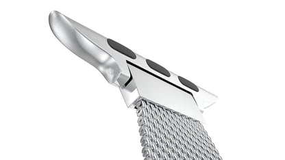 Cinturino Maglia Milanese In Acciaio Inossidabile Per Apple Watch Chiusura Magnetica Regolabile Universale 38mm-49mm Design Elegante E Traspirante