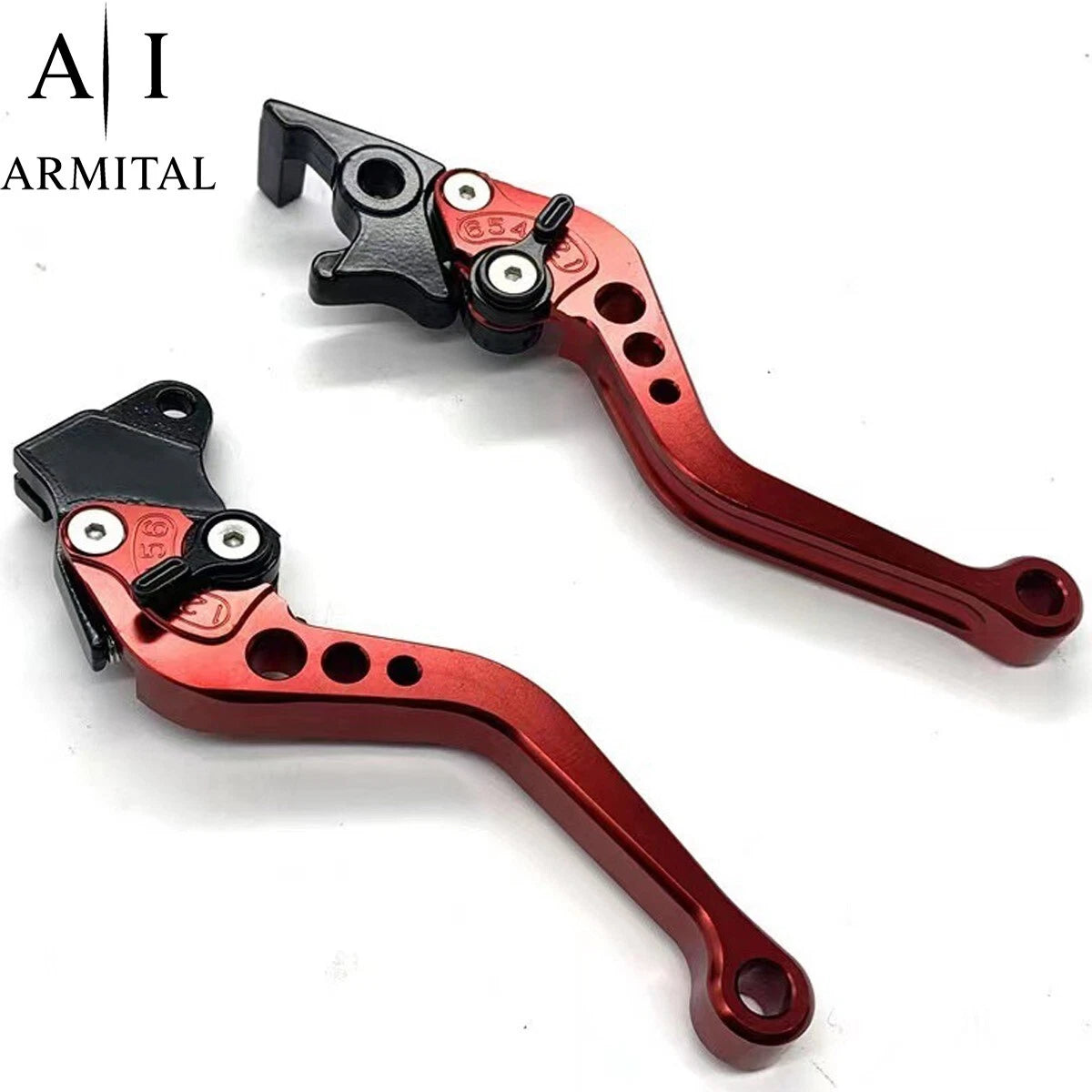 Coppia Leve Freno Frizione Moto Scooter CNC Universali 22mm Yamaha Honda Suzuki