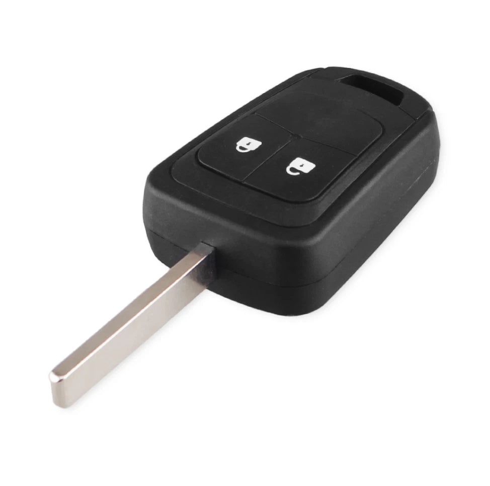 Guscio Telecomando Compatibile Opel 2 Tasti Con Lama Vergine Per Corsa Meriva Astra Zafira