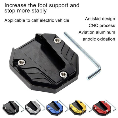 Estensore Cavalletto Moto Universale In Alluminio CNC Piastra Maggiorata Appoggio Laterale Antiscivolo