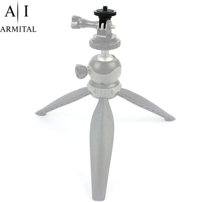 Adattatore Treppiede 1/4" in Alluminio per GoPro Hero 13 Insta360 Osmo Action