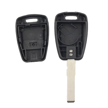 Guscio Ricambio Chiave Per Fiat Punto Panda Doblo Stilo Bravo Cover Telecomando 1 Tasto Con Lama Piatta