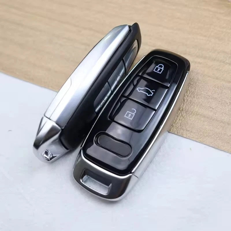 Guscio Cover Chiave Compatibile Con Audi A6 Q7 Q8 RS6 RSQ8 A7 E-Tron Telecomando 3 Tasti In ABS Alta Qualità