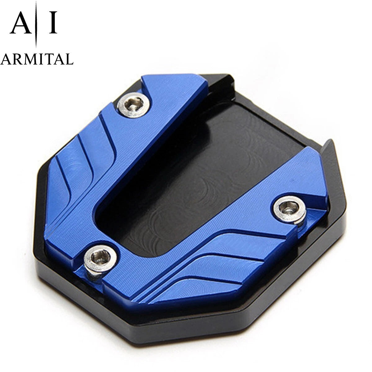 Estensore Cavalletto Moto Universale In Alluminio CNC Piastra Maggiorata Appoggio Laterale Antiscivolo