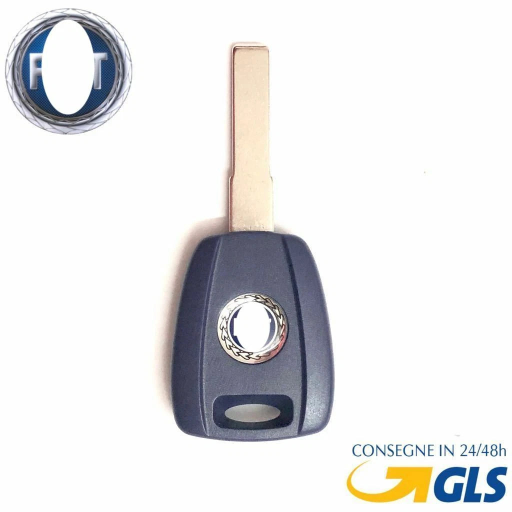 Guscio Chiave Compatibile Con Fiat Panda Punto 500 Bravo Doblo Stilo - Scocca Ricambio Telecomando Auto 1 Tasto