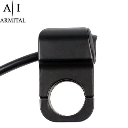 Interruttore Manubrio Moto Universale 22mm Impermeabile 12V-60V In Lega Di Alluminio Per Fari LED E Proiettori Supplementari ATV Scooter