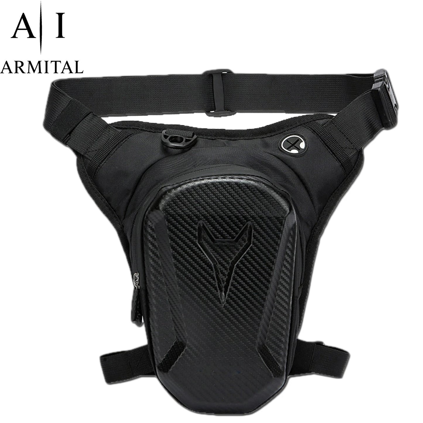 Borsa Moto Rigida Impermeabile Multiuso - Borsello da Gamba Coscia e Tracolla con Guscio in EVA Anti-Graffio per Mototurismo ed Escursionismo