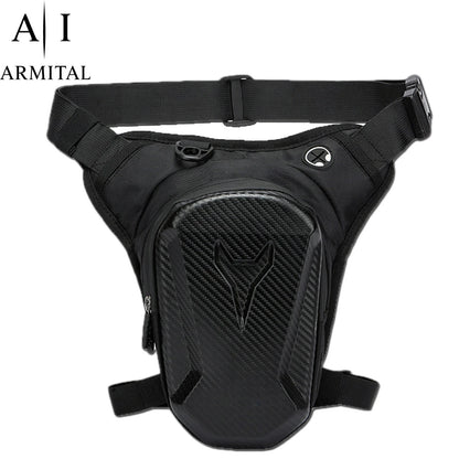 Borsa Moto Rigida Impermeabile Multiuso - Borsello da Gamba Coscia e Tracolla con Guscio in EVA Anti-Graffio per Mototurismo ed Escursionismo