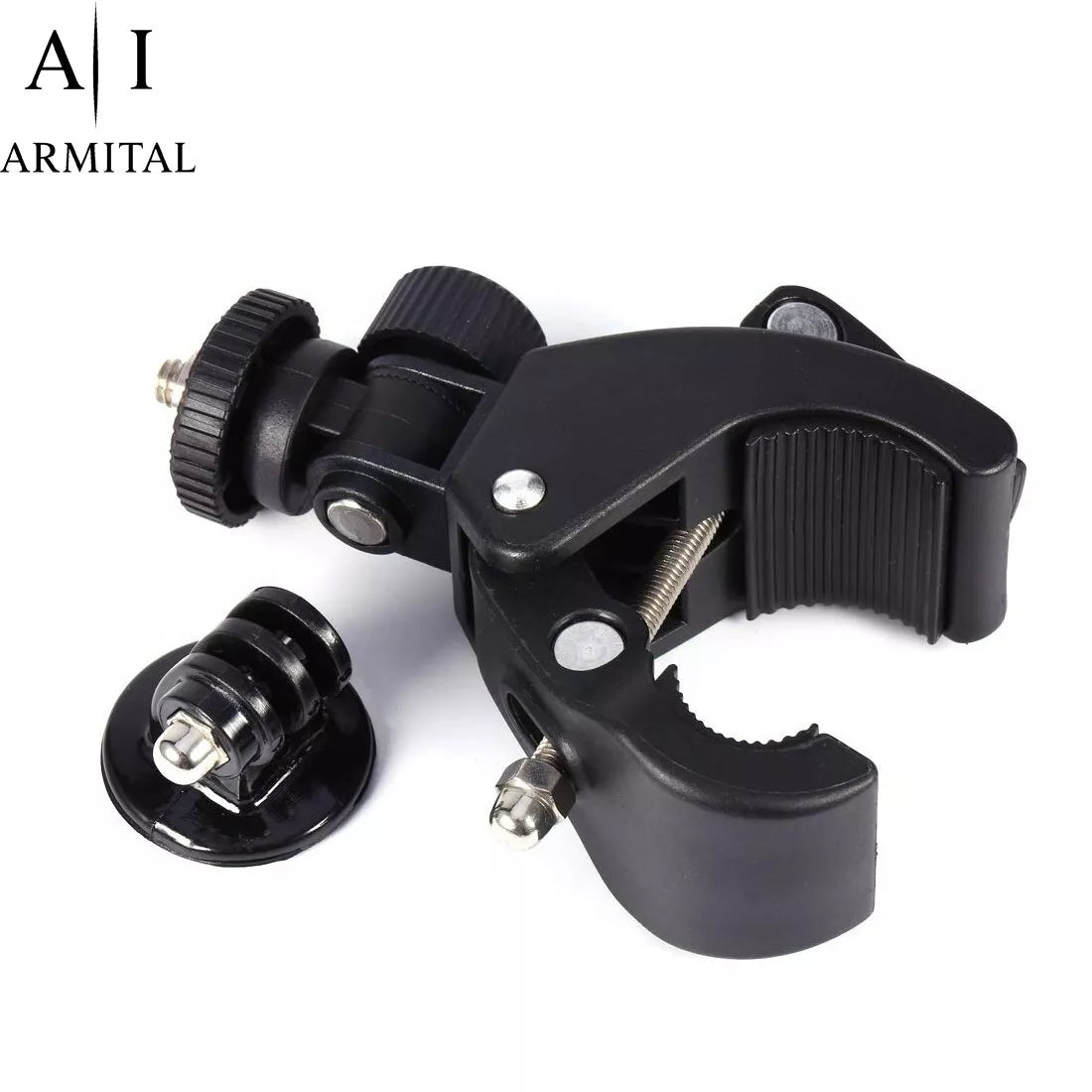 Supporto Manubrio Bici e Moto per GoPro Hero Insta360 con Attacco Universale 1/4