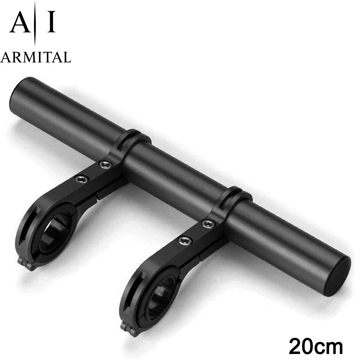 Estensione Manubrio Universale in Alluminio CNC per Bici e Moto Doppio Supporto