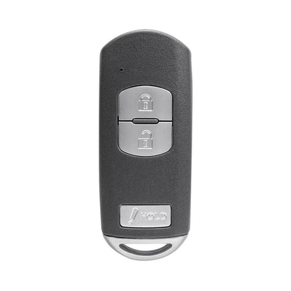 Chiave Elettronica Smart Key Compatibile Per Mazda 3 5 6 CX3 CX5 - Telecomando 3 Tasti Con Transponder PCF7953P E Lama Vergine