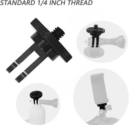 Adattatore Treppiede 1/4" in Alluminio per GoPro Hero 13 Insta360 Osmo Action