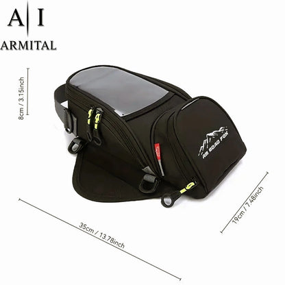 Borsa Serbatoio Moto Impermeabile Universale Porta Telefono Oxford Premium