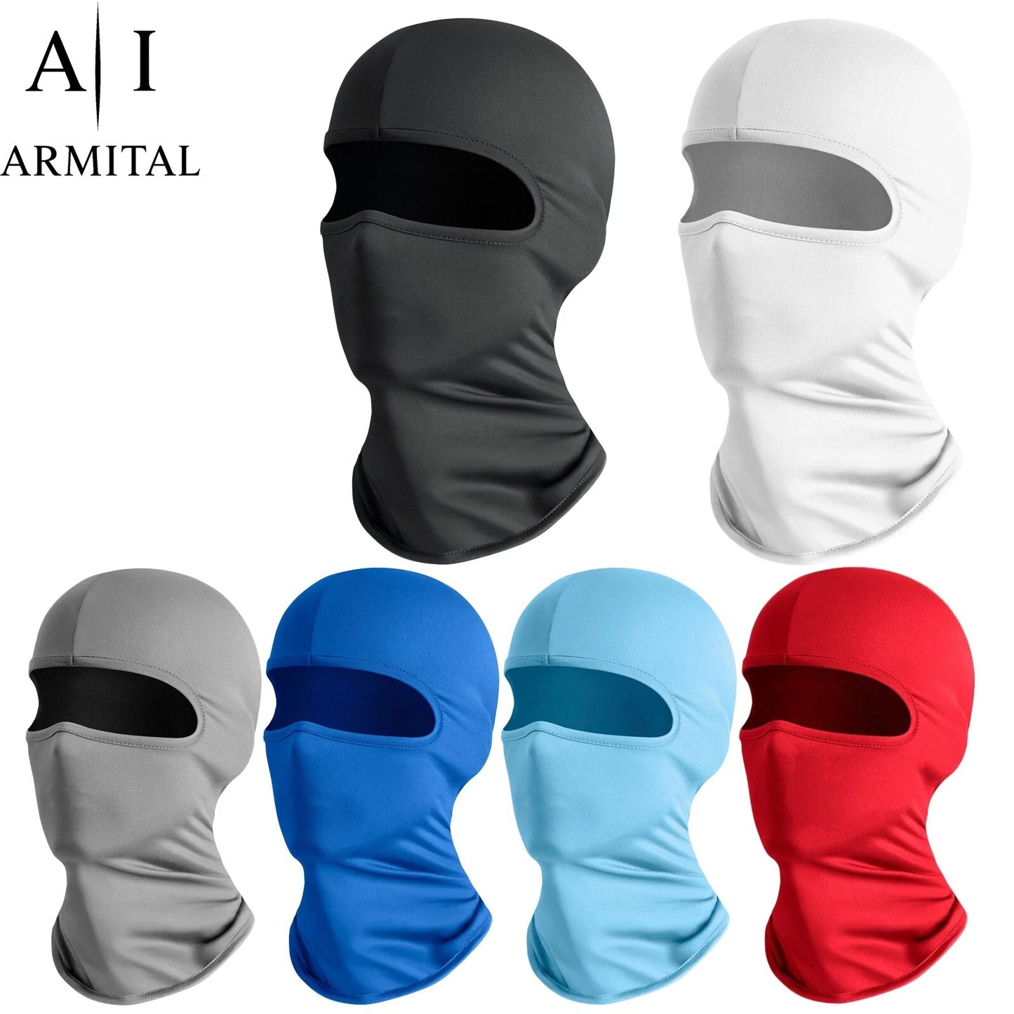 Sottocasco Balaclava Traspirante Passamontagna Moto Ciclismo Protezione UV
