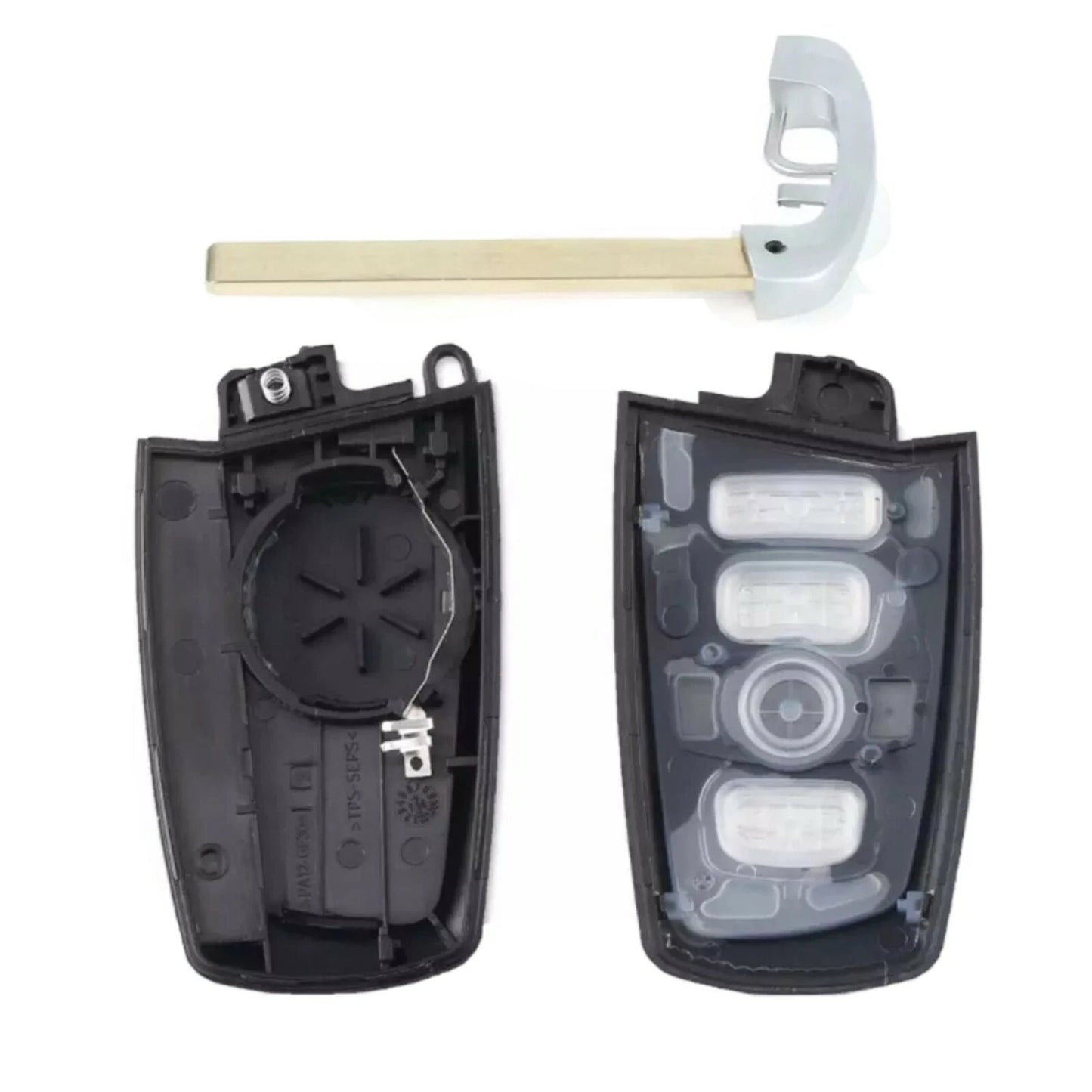 Telecomando Smart Key Completo Per BMW Serie F X3 X4 118d 116 Con Lama Piatta Transponder Elettronica 4 Tasti Chiave Ricambio Professionale