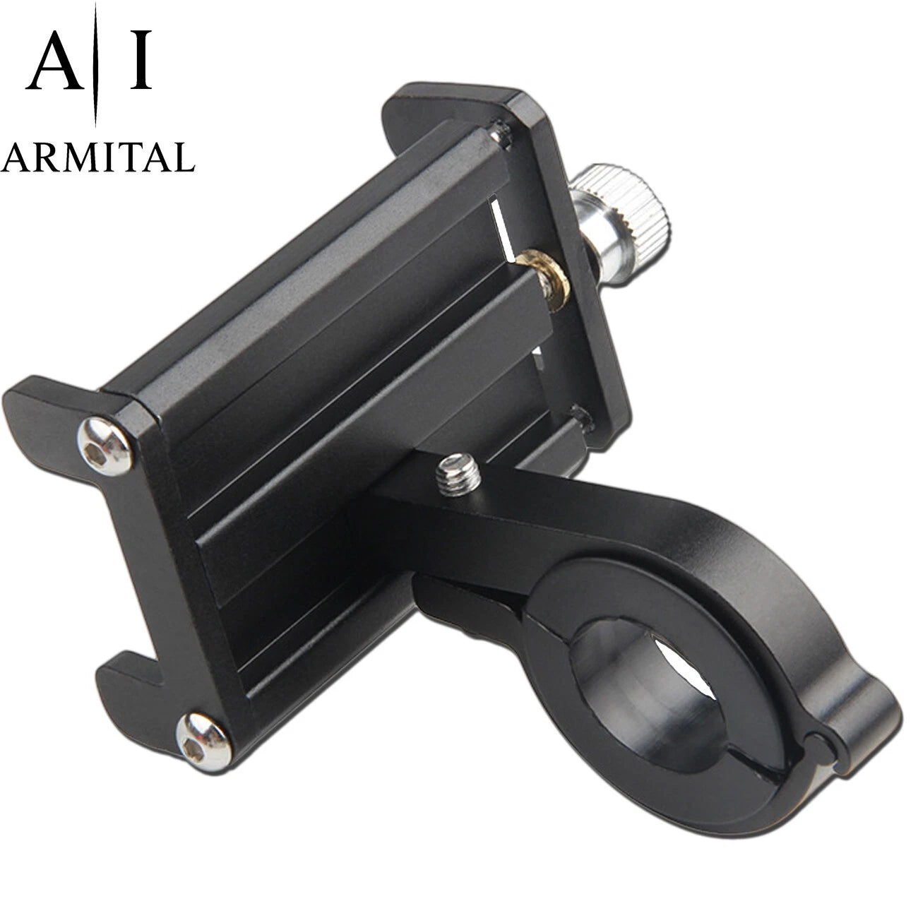 Porta Cellulare Bici e Moto Universale in Metallo Regolabile per MTB ed E-Bike