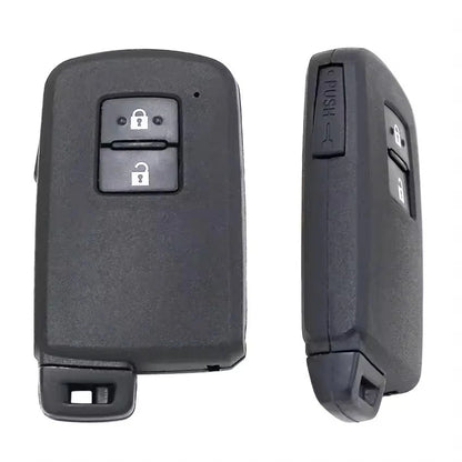 Guscio Chiave Compatibile Toyota Keyless 2 Tasti Con Lama Vergine Per Yaris Auris Corolla Rav4 - Ricambio Cover Telecomando Alta Qualità