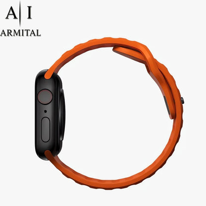 Cinturino Sportivo Traspirante In Silicone Ipoallergenico Per Apple Watch Serie 1-11 Ultra SE 38-49mm Morbido Resistente All'Acqua
