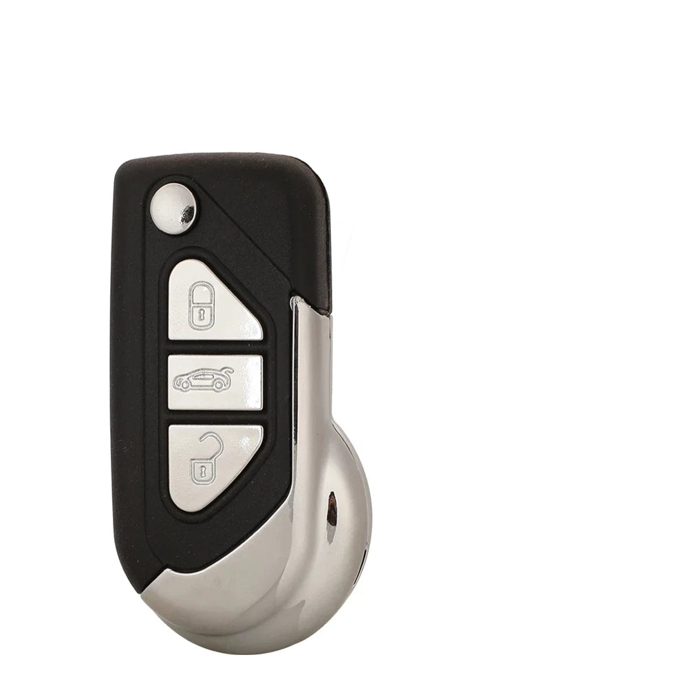 Guscio Telecomando Compatibile Peugeot 3 Tasti Con Lama Vergine Per Modelli 107 207 307 308 407 408